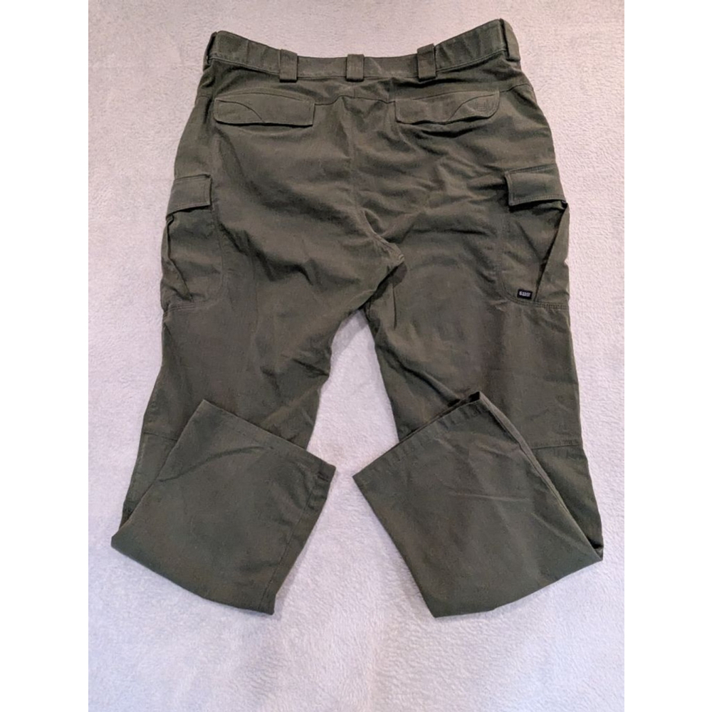 Men's 5.11 Tactical Green Cargo Pants Waist 40 x 32 length - Picture 2 of 9